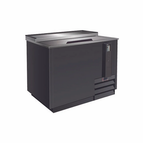 Serv-Ware BC-36-HC 36.8"W Flat Top Bottle Cooler, 10 cu. ft.