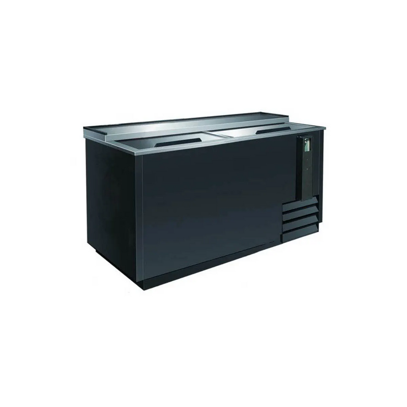 Serv-Ware BC-50-HC 49" Flat Top Bottle Cooler, 13.5 cu. ft.