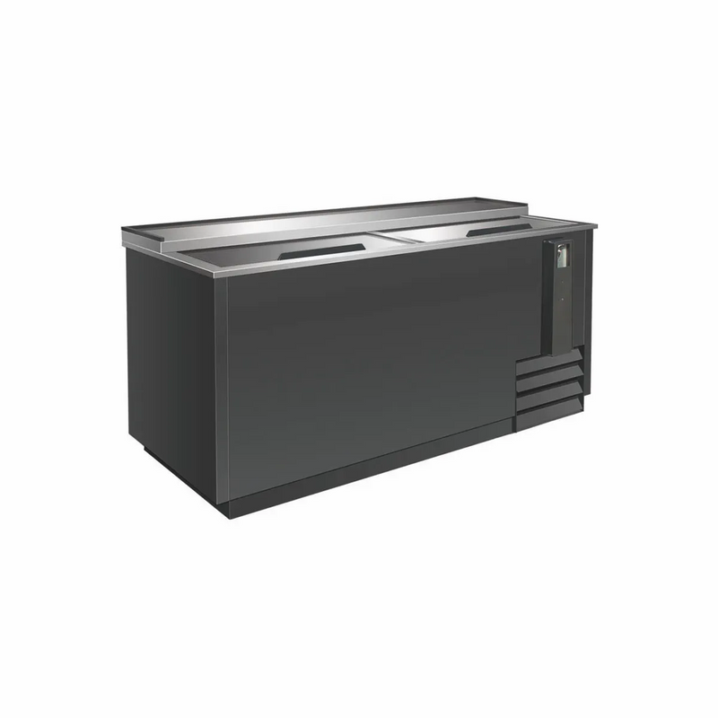 Serv-Ware BC-65-HC 64" Flat Top Bottle Cooler, 17.2 cu. ft.