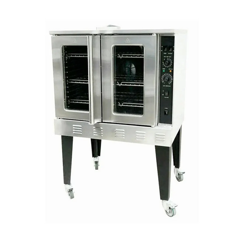Serv-Ware SGCO-1-LP Single Deck Full Size LP Gas Convection Oven w/ Standard Depth, 54.000 BTU