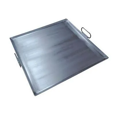 Serv-Ware PG2323 NSF Heavy Duty Steel Portable Grill - 23" x 23" x 3/4" Lip, Square