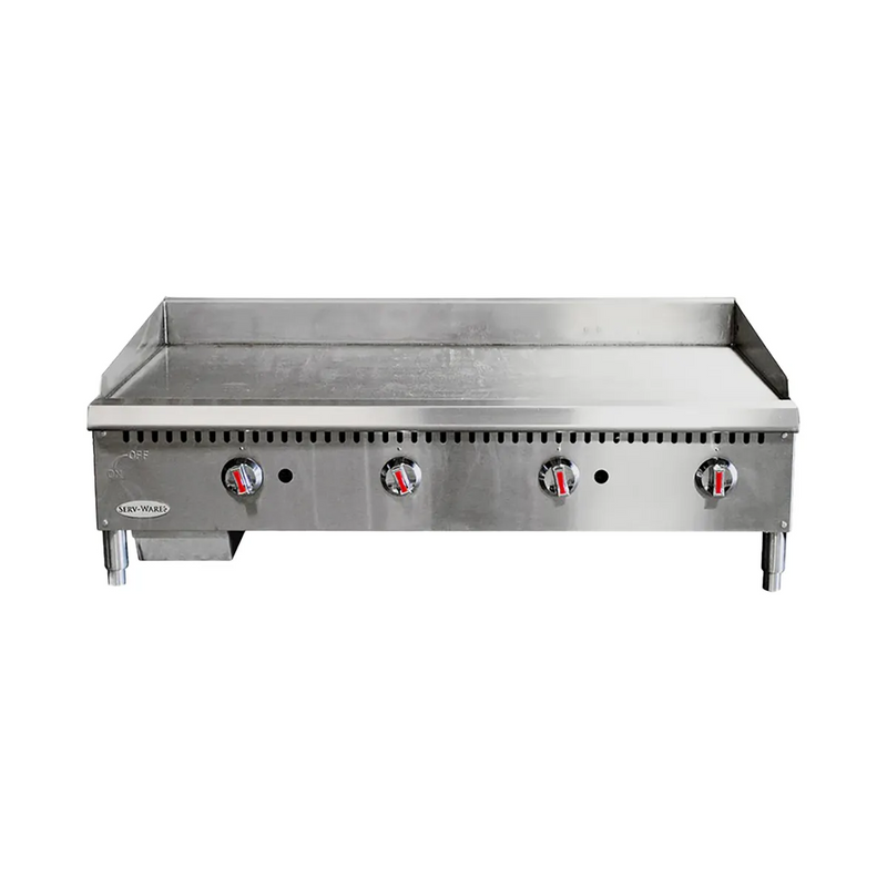 Serv-Ware SMGS-48-LP 52" Countertop Gas Griddle