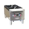 Serv-Ware SHPS-12 12" Countertop Gas Hotplate w/ (2) Burners, Manual Controls, 50.000 BTU