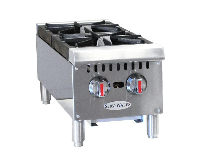Serv-Ware SHPS-12-LP Floor Model Gas Griddle / Charbroiler