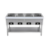 Serv-Ware EST4-2 58" Electric Hot Food Table, (4) Open Wells, 3000 W