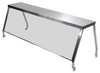 Serv-Ware SG4-1 Single-Sided Sneeze Guard, 58-1/5"W x 10-3/5"D x 20"H