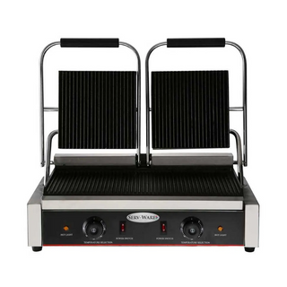 Serv-Ware EPG-200GG Double Sandwich Panini Grill w/ 18