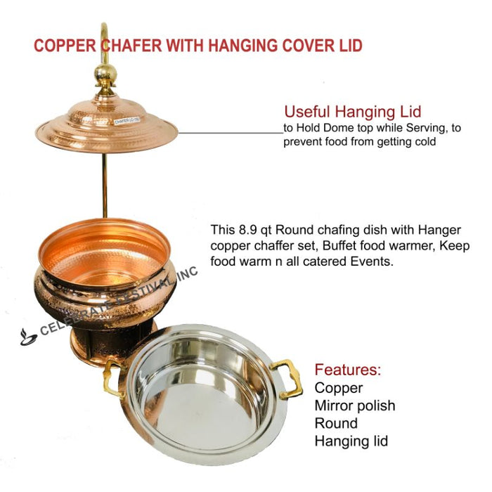 Copper Step Handi Chafing Dish - Chafer (LC-150)