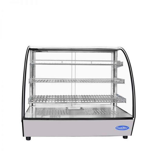 CHDC-44 — Countertop Heated Curved Display Case (4.4 cu ft)