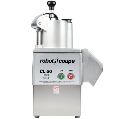 Robot Coupe CL50E Ultra Continuous Feed Food Processor with 2 Discs - 1 1/2 hp