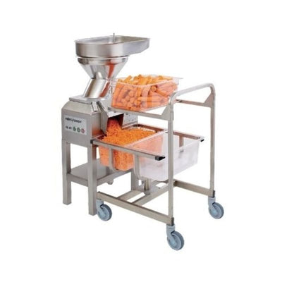 Robot Coupe CL60 2-Speed Workstation Continuous Feed Food Processor with Full Moon Pusher Feed, Bulk Feed & 16 Discs - 240V, 3 Phase, 3 hp