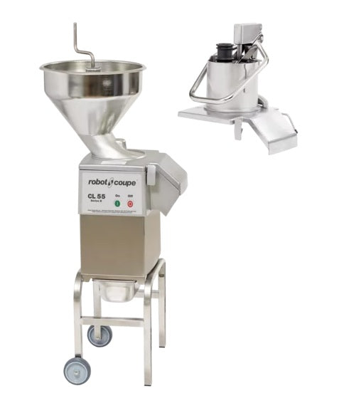 Robot Coupe CL55E2HEAD 2 Feed Heads Continuous Feed Food Processor