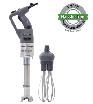 Robot Coupe CMP250 Combi Compact 10" Immersion Blender with 8" Whisk