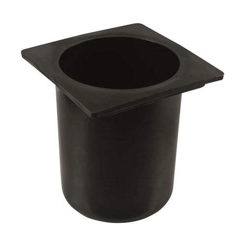 Bar Maid, Bottle Well, Black, Polyethylene Round and Square by Winco