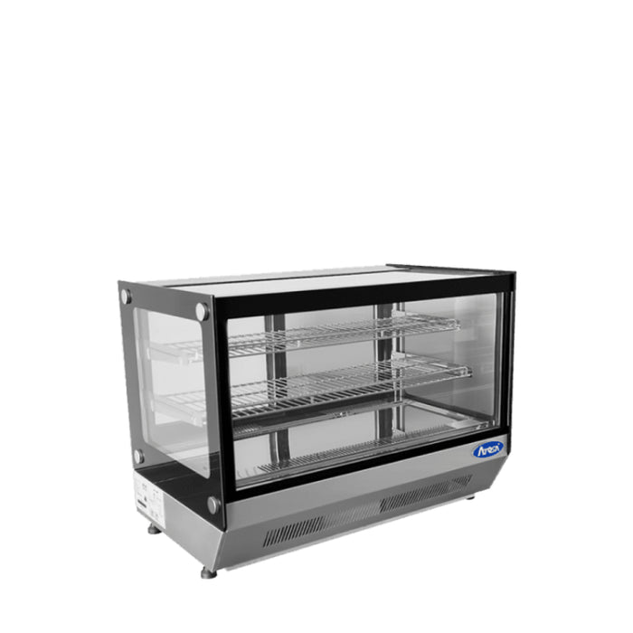 ATOSA CRDS-56 — Countertop Refrigerated Square Display Case (5.6 cu ft)