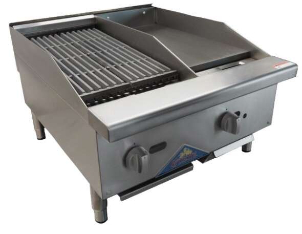 Comstock-Castle, CS-12C-12G, Griddle / Charbroiler, Gas, Countertop