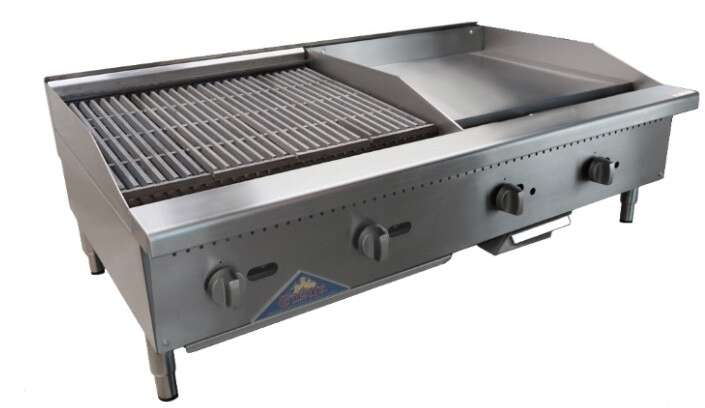 Comstock-Castle, CS-24C-24G, Griddle / Charbroiler, Gas, Countertop