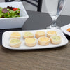 GET CS-6104-W 9-3/4 in White Melamine Rectangular Platter (Dozen)