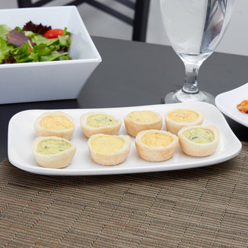 GET CS-6104-W white rectangular melamine platter