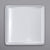 GET CS-801-W 8 in Square White Melamine Plate (Dozen)