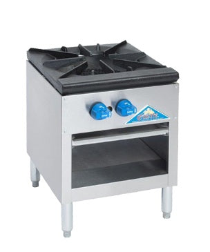 Comstock-Castle CSP18 18" Gas Stock Pot Range w/ (1) Three Ring Burner, Manual Control, 110.000 BTU