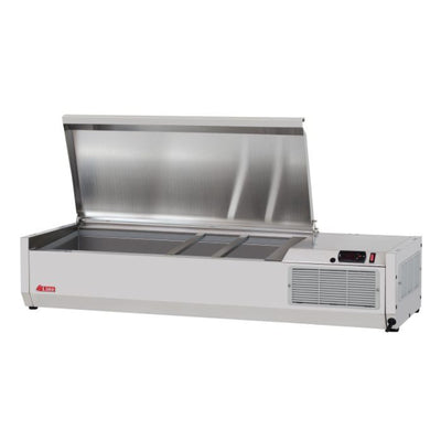 Turbo Air CTST-1200-13-N Side Mount E-Line Countertop Salad Table with Digital Temperature Display