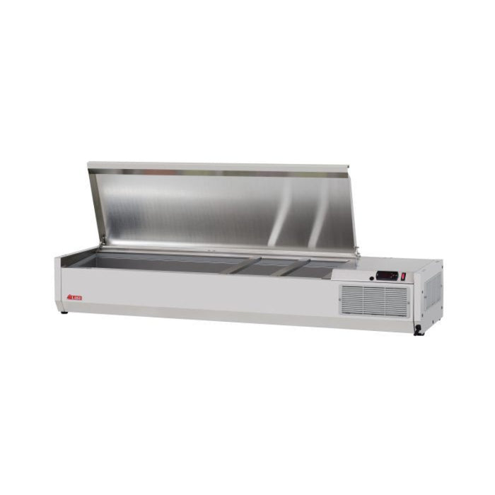 Turbo Air CTST-1500-13-N Side Mount E-Line Countertop Salad Table with Digital Temperature Display