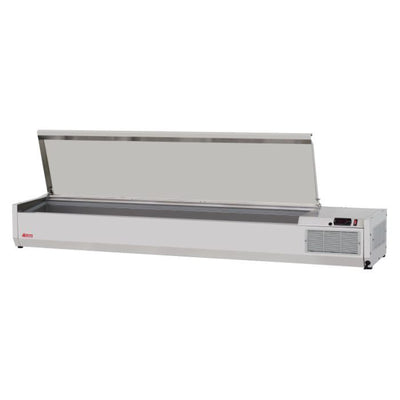 Turbo Air CTST-1800-13-N Side Mount E-Line Countertop Salad Table with Digital Temperature Display