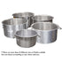 Aluminum Sauce Pots (Patila) - Available in Sizes from 75 Ltrs to 300 Ltrs ( # 42 to # 74)
