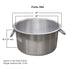 Aluminum Sauce Pots (Patila) - Available in Sizes from 75 Ltrs to 300 Ltrs ( # 42 to # 74)