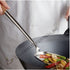 Cooking Ladle : Stainless Wok Shovel 5 X 4 in, Wood Handle, 19 1/2 in, also known as Chinese Laddle