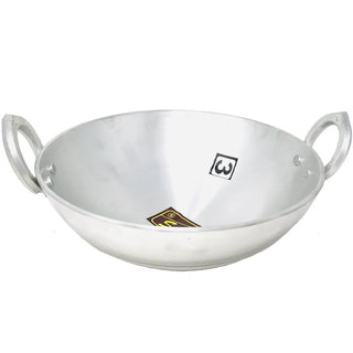 Aluminium Heavy Duty Kadai -for deep frying / cooking - commercial/ restaurants - available in 2 & 30 Diameter