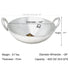 Aluminium Heavy Duty Kadai -for deep frying / cooking - commercial/ restaurants - available in 2 & 30 Diameter