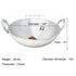 Aluminium Heavy Duty Kadai -for deep frying / cooking - commercial/ restaurants - available in 2 & 30 Diameter