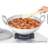 Aluminum round bottom Kadai for deep frying / cooking - commercial/ restaurants - available in 14, 16, 18, 20 & 22" Diameter