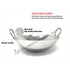 Stainless Steel Round Bottom Kadai (14", 16" , 18" Diameter)
