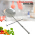 Long handle stainless steel frying ladle for bhature and poori making