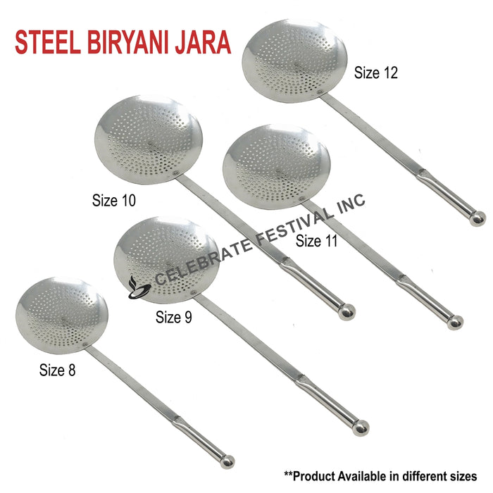 Bhatura Jara - around 28" total length 6 " diameter - Stainless Steel