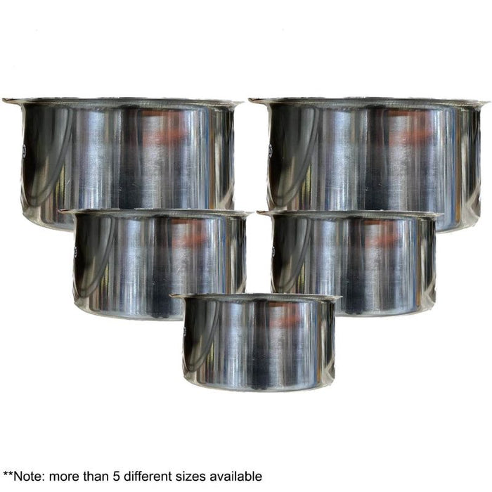 Stainless Steel Sauce Pots Without Handle (Patila)