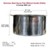 Premium Stainless Steel Sauce Pots Without Handles – Patila for Restaurant & Commercial Kitchens