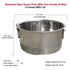 Heavy Duty Stainless Steel Patila | Chef-Grade Sauce Pot for Commercial & Home Kitchens