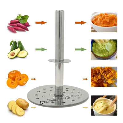 Stainless Steel Potato Masher - Available in 2 sizes