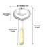 Steel Deep Fry Pan/ladle with wooden handle  (Available in different Sizes)