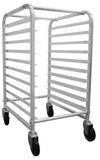 Serv-Ware Aluminum 10 Tier Pan Rack with Casters