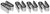 Serv-Ware CWP-SH Wire Shelving S-Hooks (4 Pack)