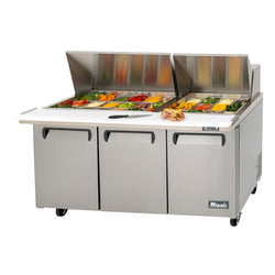 Migali C‐SP72‐30BT‐HC 72″ – 30 Pans, Big Top Sandwich Prep Table