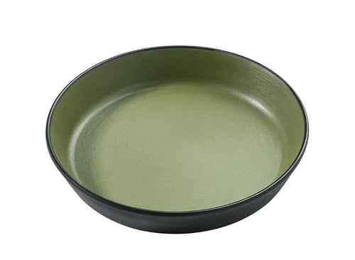 Yanco BM-507GR Birmingham – Green 7 1/2" X 1 1/2" Deep Dish Melamine 16 Oz, Pack of 48 (4 Dz)