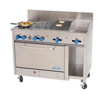 Comstock-Castle, F3430-12-2RB, Range, 48" Restaurant, Gas