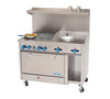 Comstock-Castle, F3430-12, Range, 48", 6 Open Burners, 12" Griddle