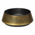 Ariane Slide Dazzle BRASS/GOLD Finish, Interior Black Round Porcelain Coupe Bowl ( Case Of 2 )